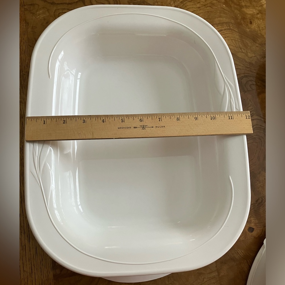 White Ceramic Baking Dish - Picture 3 of 4